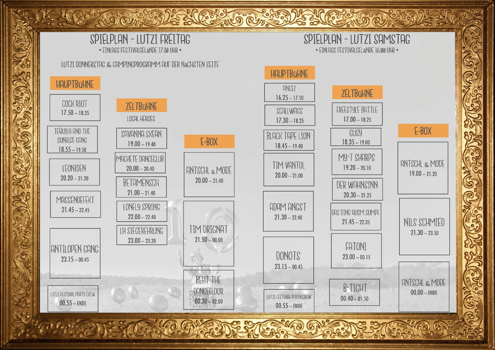 Spielplan