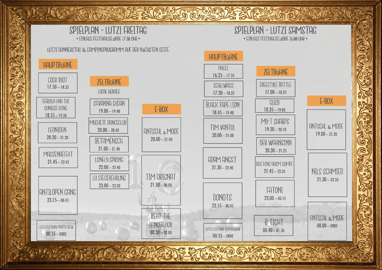 Spielplan