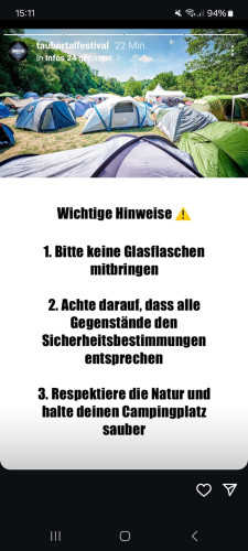 Instagramstory vom 01.08.2024